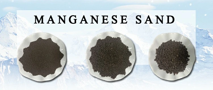 Factory Price Manufactures 82% Manganese Dioxide Green Manganese Sand for Removal Iron