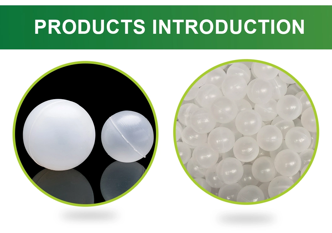 25mm Industrial Filter Media Plastic Hollow Floating Ball for Wet Scrubber Tower Packing